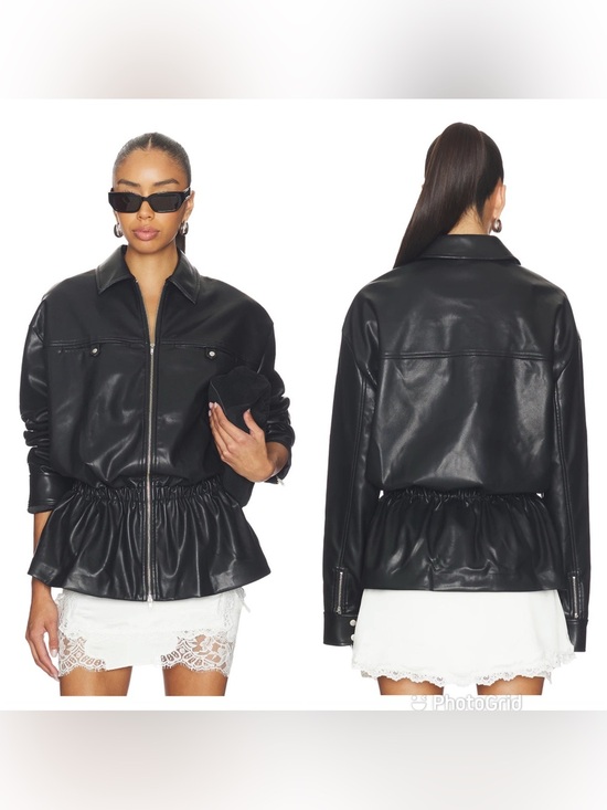 Lovers + Friends Jackets & Blazers - Lovers + Friends Greta Faux Leather Jacket in Black New with Tags!